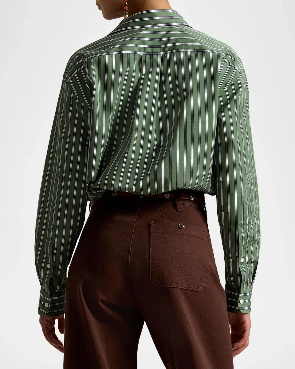 Polo Ralph Lauren Relaxed Fit Striped Cotton Shirt | Thumbnail 3 Polo Ralph Lauren Relaxed Fit Striped Cotton Shirt | Thumbnail 3