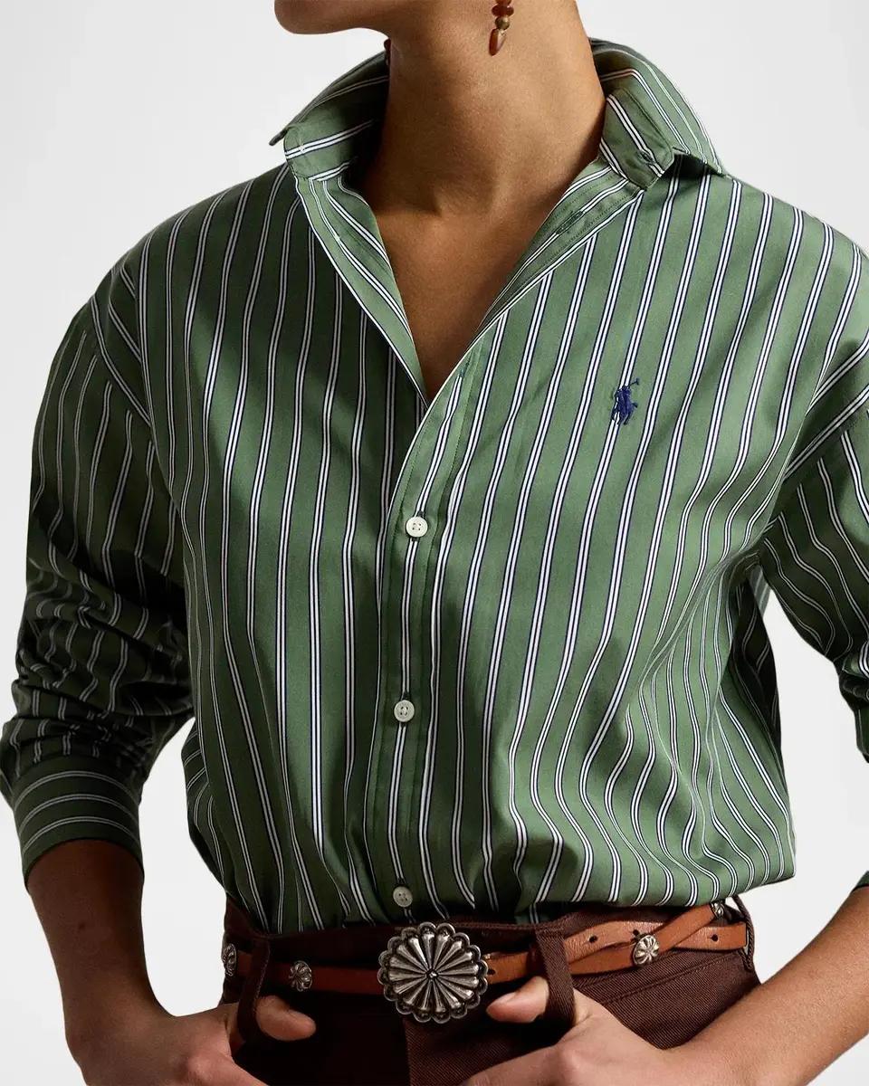 Polo Ralph Lauren Relaxed Fit Striped Cotton Shirt | Thumbnail 5 Polo Ralph Lauren Relaxed Fit Striped Cotton Shirt | Thumbnail 5