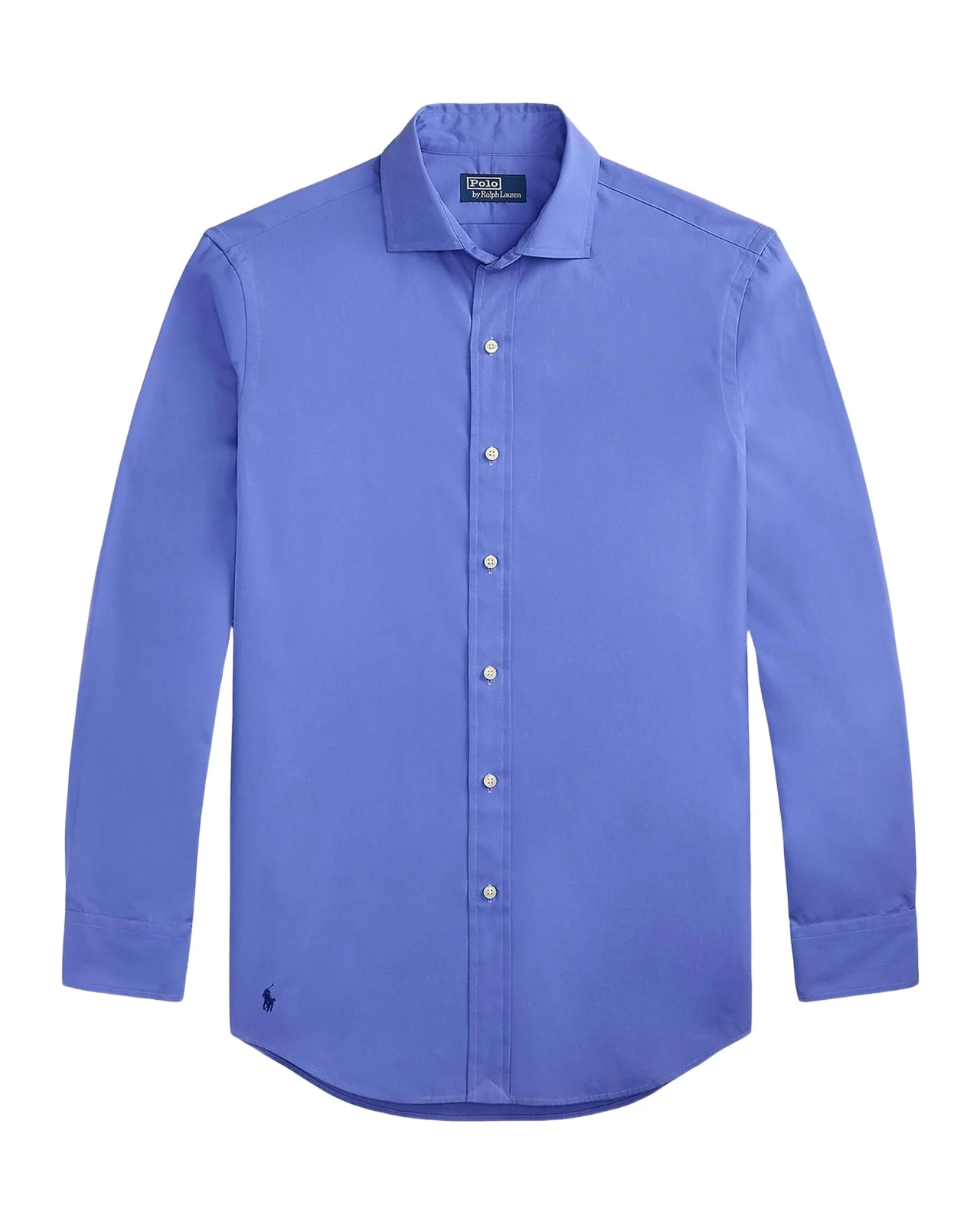 Men's Cotton Embroidered-Pony Button-Front Shirt Men's Cotton Embroidered-Pony Button-Front Shirt