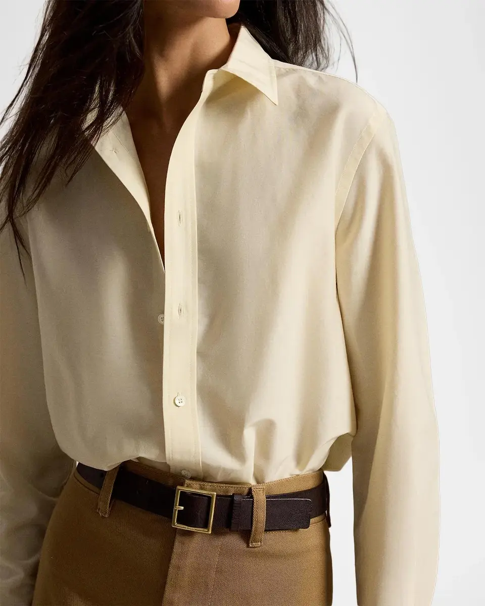 Polo Ralph Lauren Relaxed Fit Cotton-Silk Shirt | Thumbnail 5 Polo Ralph Lauren Relaxed Fit Cotton-Silk Shirt | Thumbnail 5