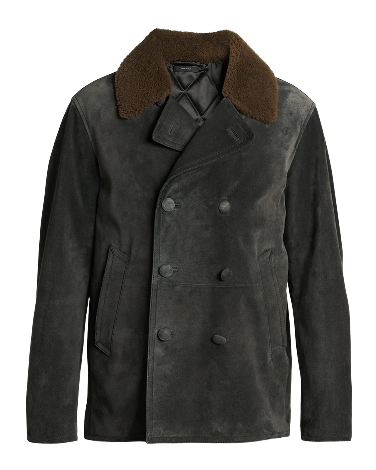 TOM FORD Boutique Men's Suede Double-Breasted Jacket