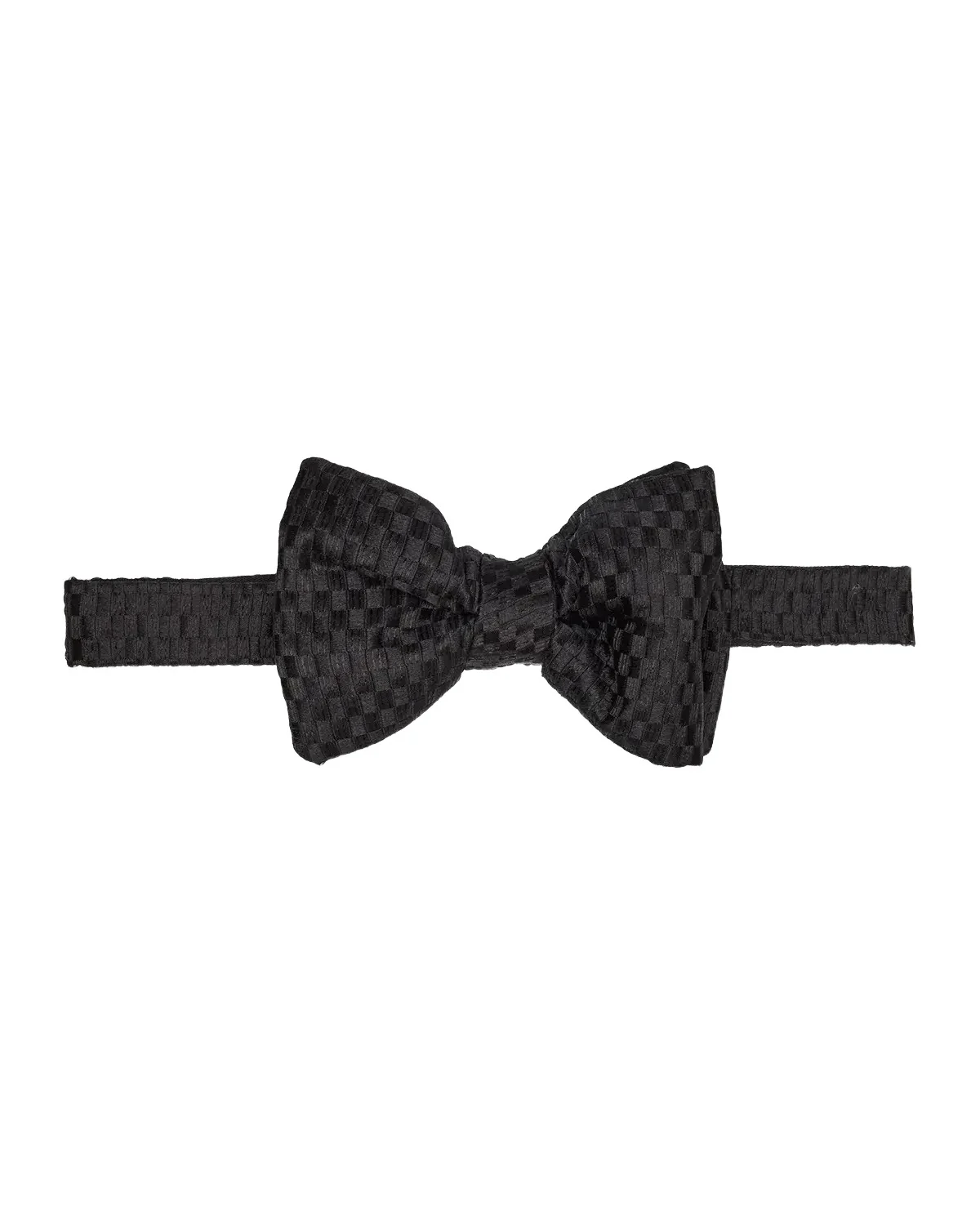 Tom Ford Men's Woven Check Silk Bow Tie