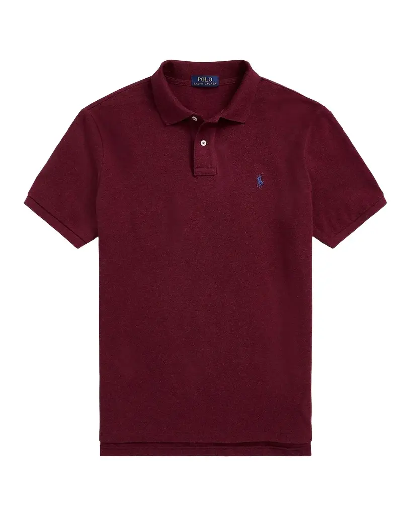 Polo Ralph Lauren Men's The Iconic Custom Slim Fit Mesh Polo Shirt