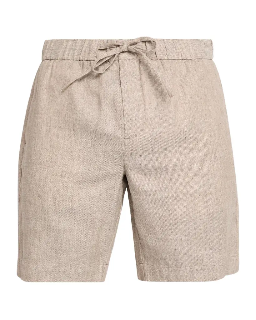 Frescobol Carioca Men's Felipe Linen & Cotton Drawstring Shorts