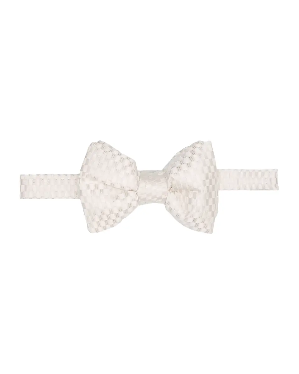 Tom Ford Men's Woven Check Silk Bow Tie | Thumbnail 2