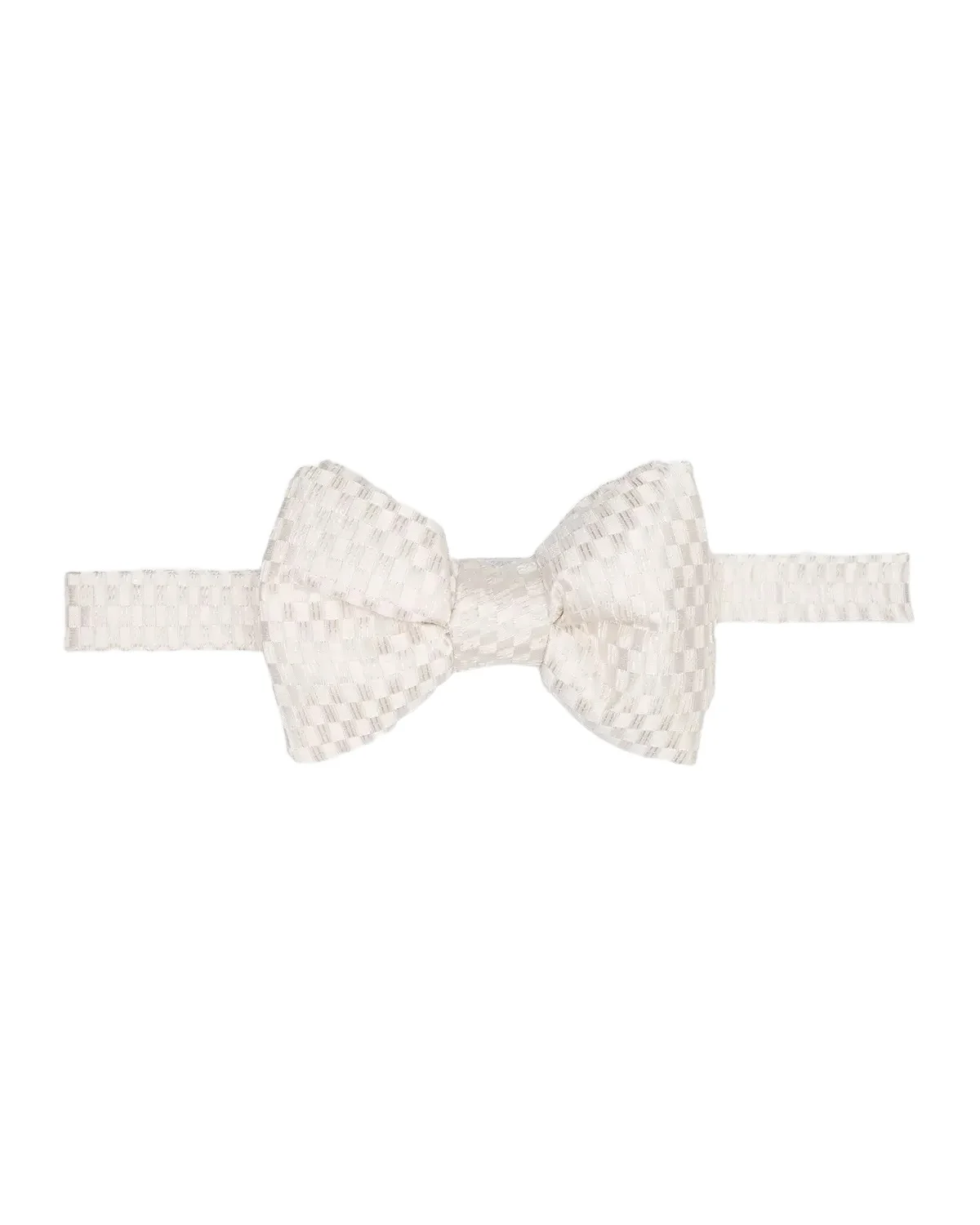 Tom Ford Men's Woven Check Silk Bow Tie