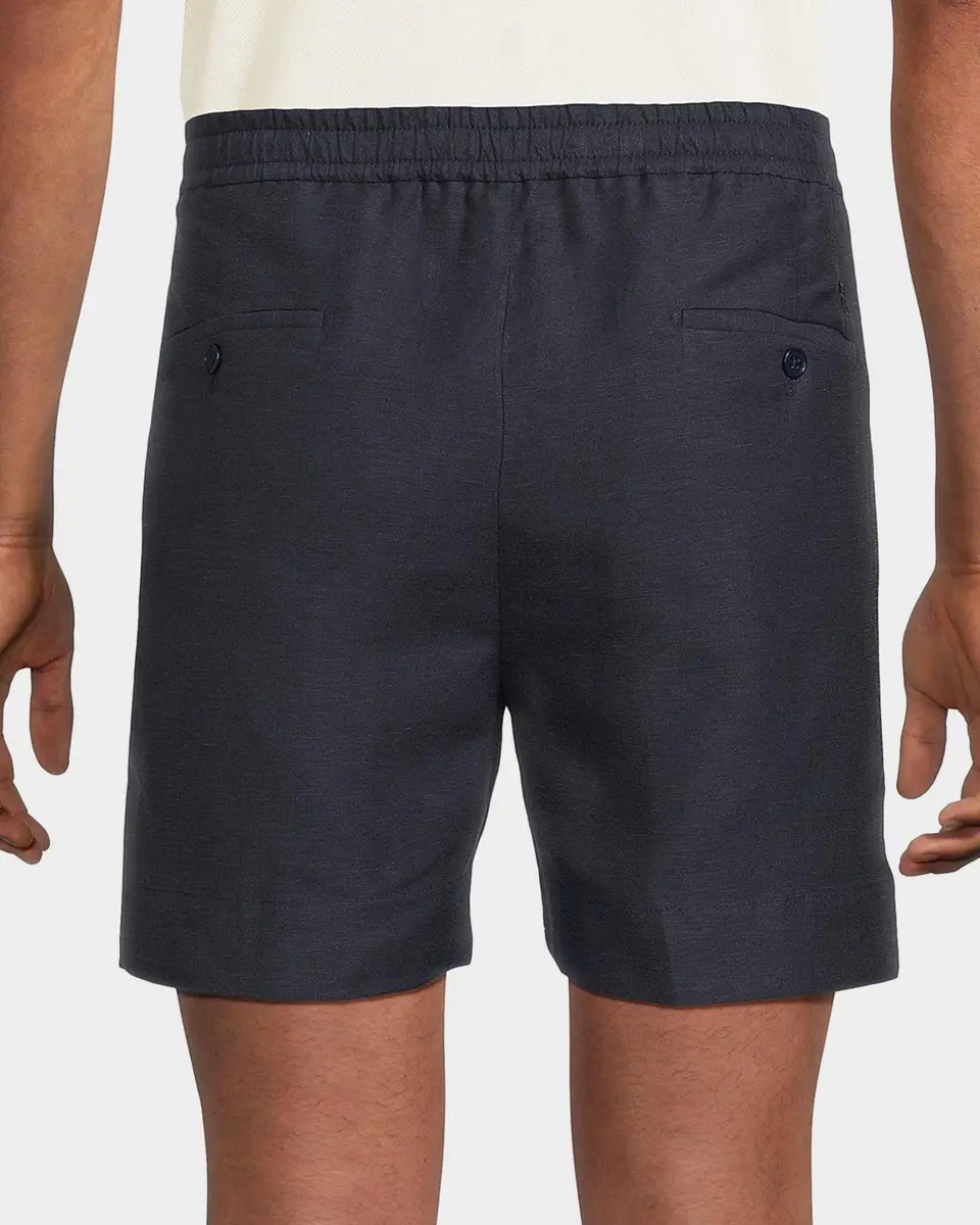 Polo Ralph Lauren Men's Hand-Tailored Pleated Silk-Linen Shorts | Thumbnail 3 Polo Ralph Lauren Men's Hand-Tailored Pleated Silk-Linen Shorts | Thumbnail 3