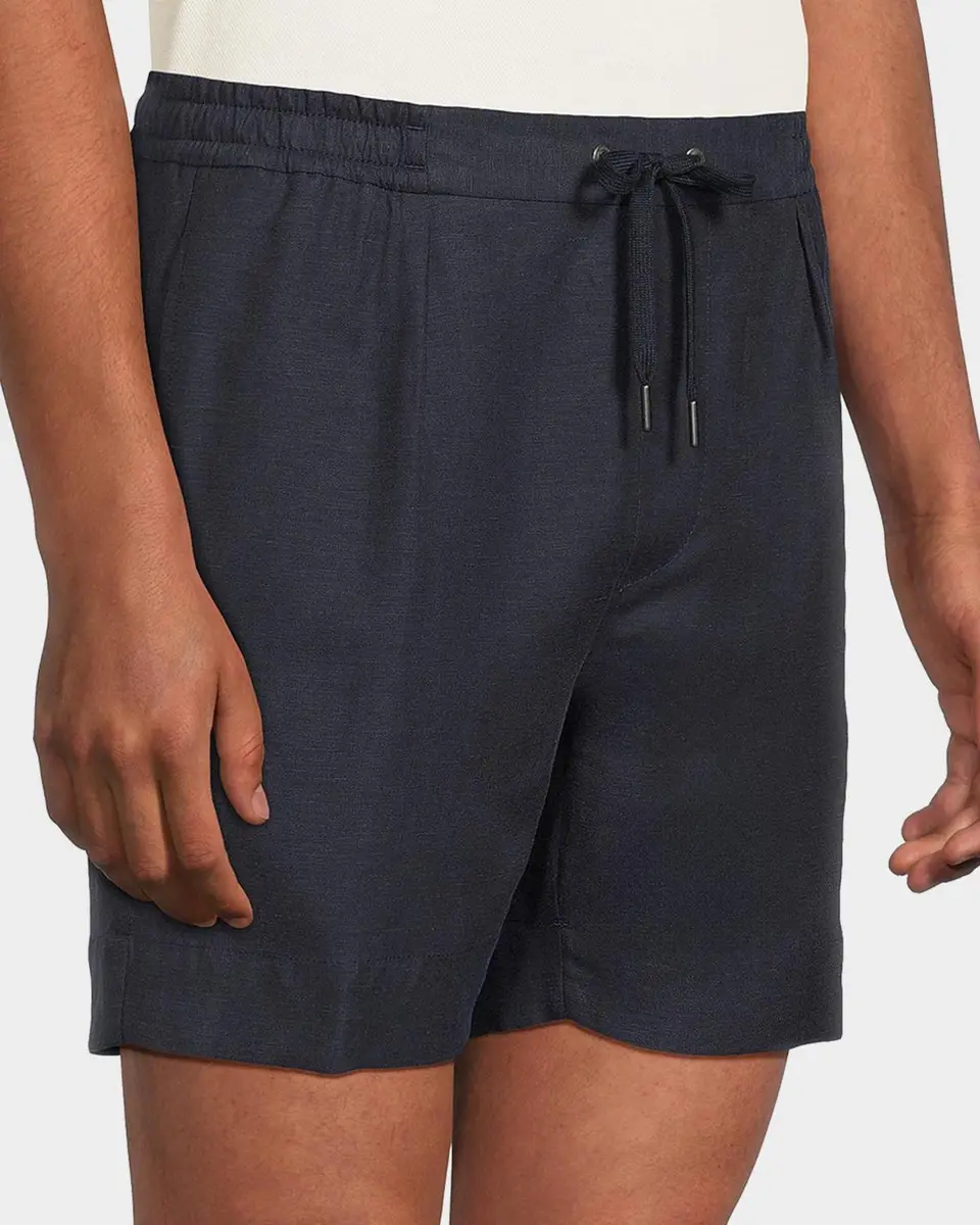 Polo Ralph Lauren Men's Hand-Tailored Pleated Silk-Linen Shorts | Thumbnail 6 Polo Ralph Lauren Men's Hand-Tailored Pleated Silk-Linen Shorts | Thumbnail 6