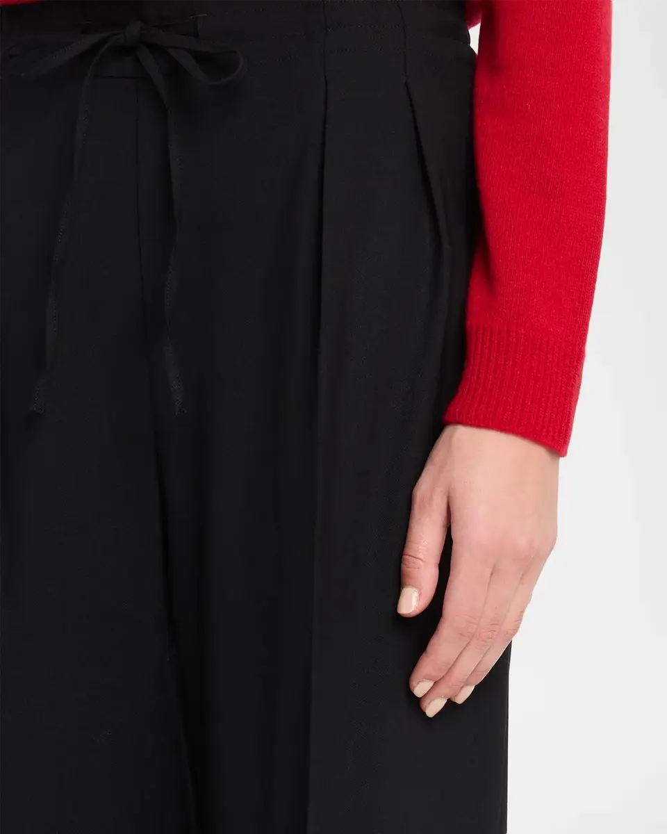 Maria McManus Drawstring Pleated Straight-Leg Crop Trousers | Thumbnail 5
