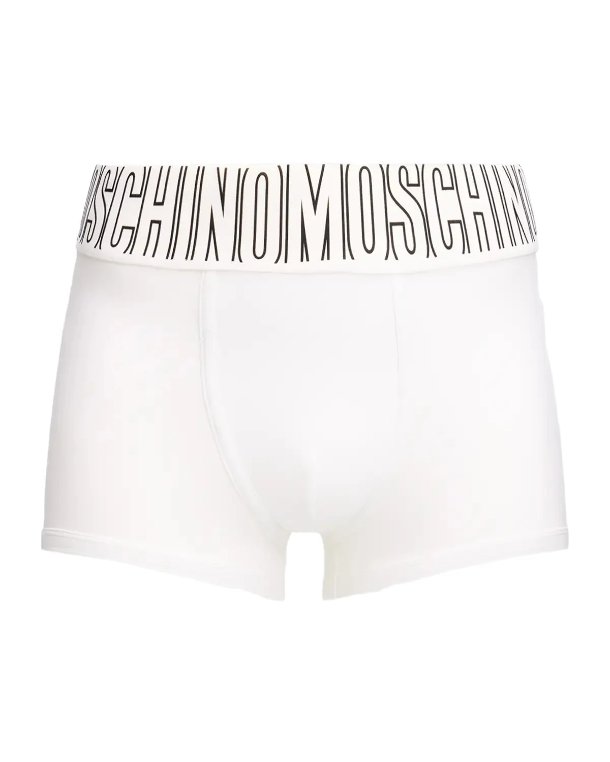 MOSCHINO Men's Rubber Logo Stretch-Cotton Boxer Briefs