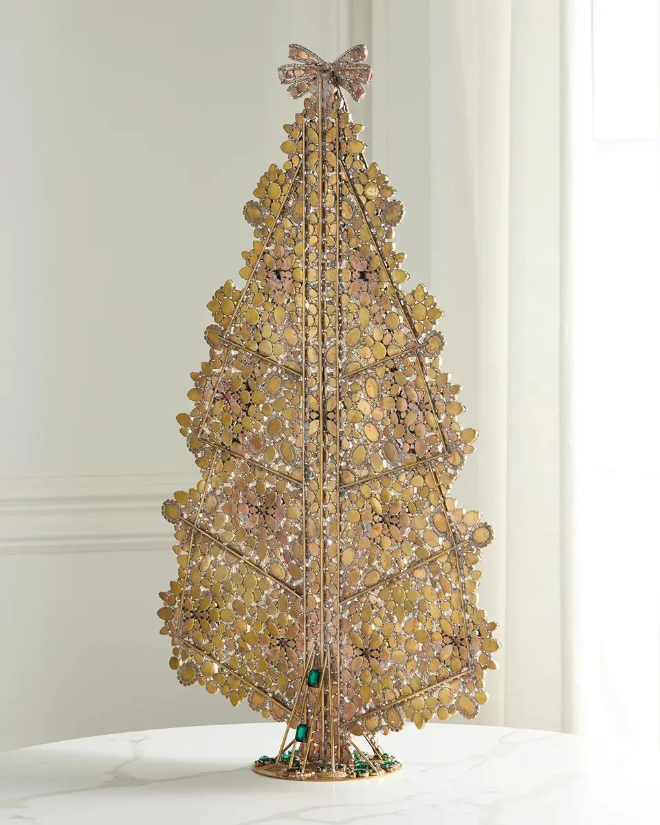 Sainty + Eric Extra-Large Crystal Christmas Tree Tabletop | Thumbnail 4 Sainty + Eric Extra-Large Crystal Christmas Tree Tabletop | Thumbnail 4