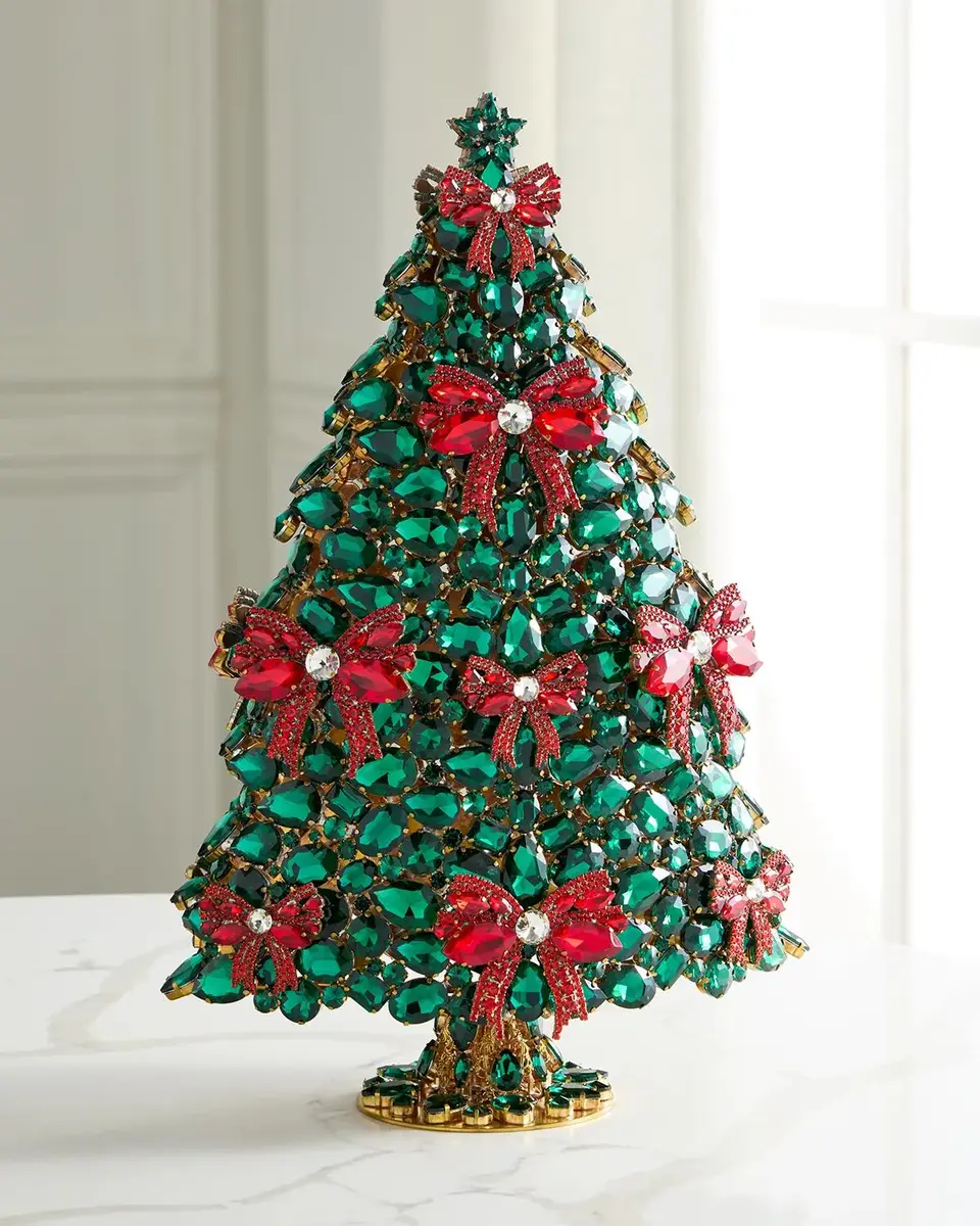 Sainty + Eric Crystal-Embellished Christmas Tree