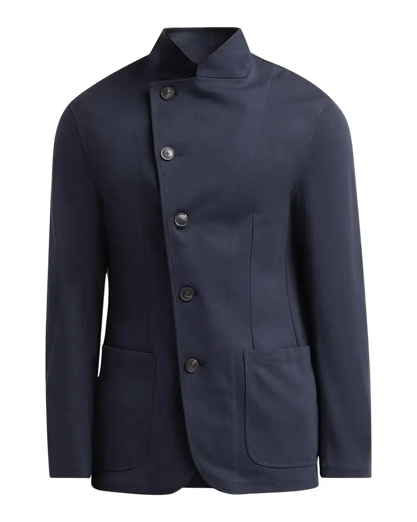 Emporio Armani Men's Asymmetric Stretch Jersey Jacket