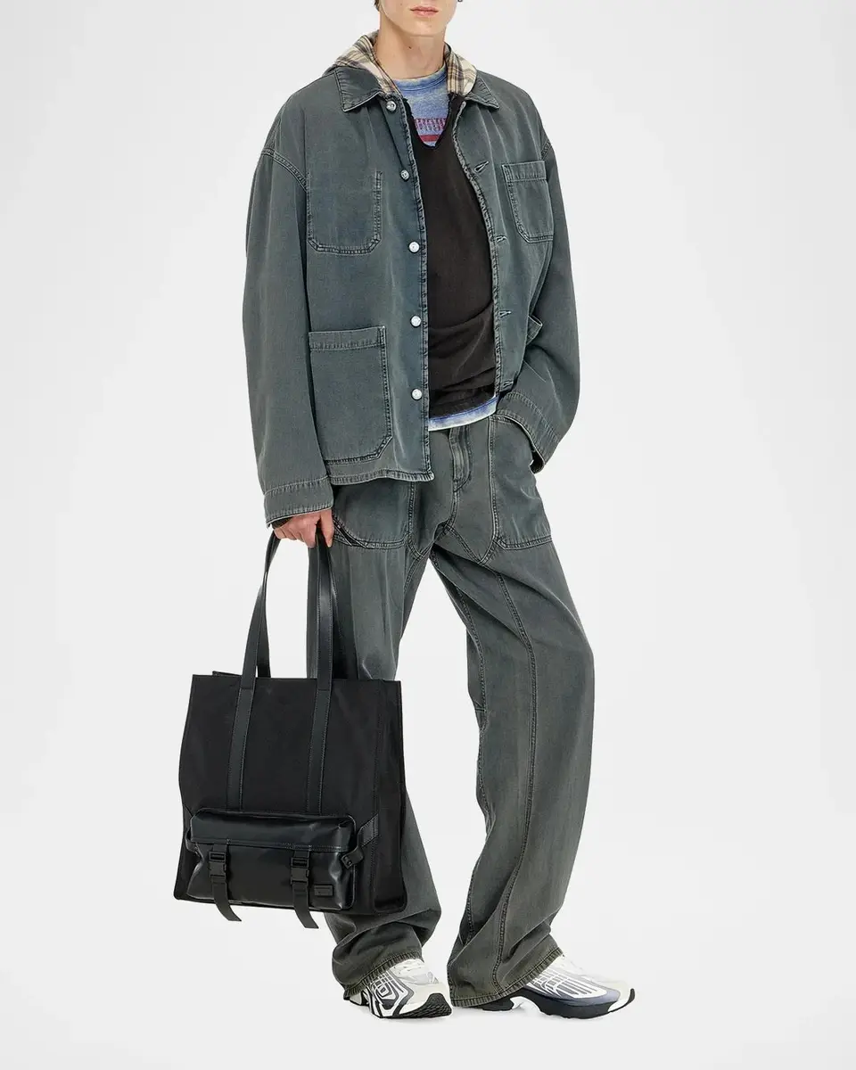 Diesel Men's Stack Cotton Utility Jacket | Thumbnail 2
