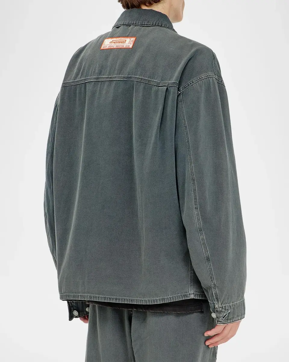Diesel Men's Stack Cotton Utility Jacket | Thumbnail 3