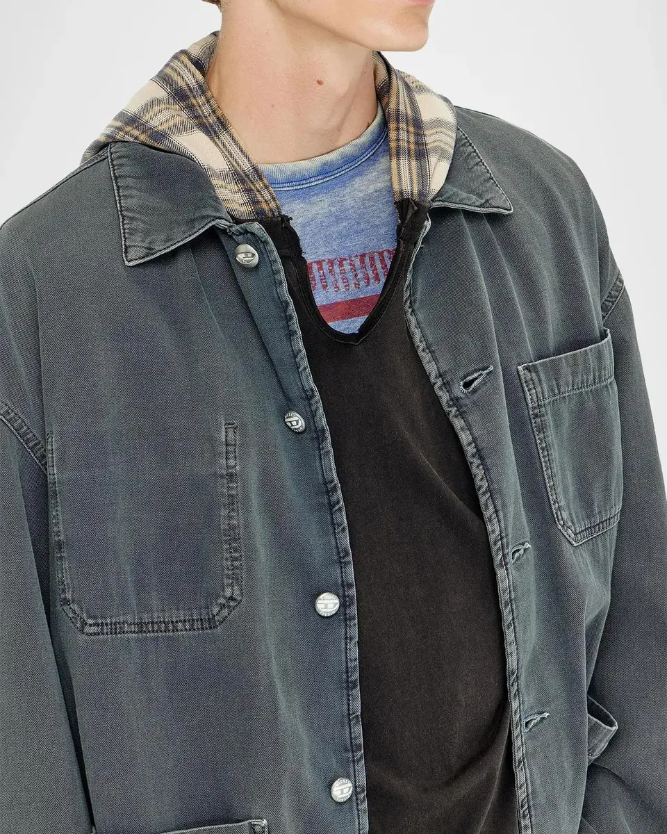 Diesel Men's Stack Cotton Utility Jacket | Thumbnail 7