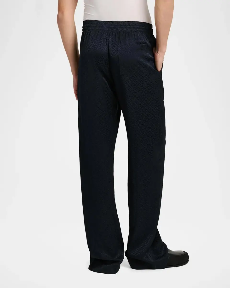 Casablanca Men's Monogram Satin Trousers | Thumbnail 3 Casablanca Men's Monogram Satin Trousers | Thumbnail 3