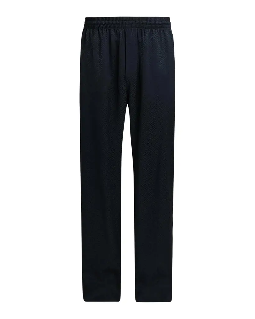 Casablanca Men's Monogram Satin Trousers