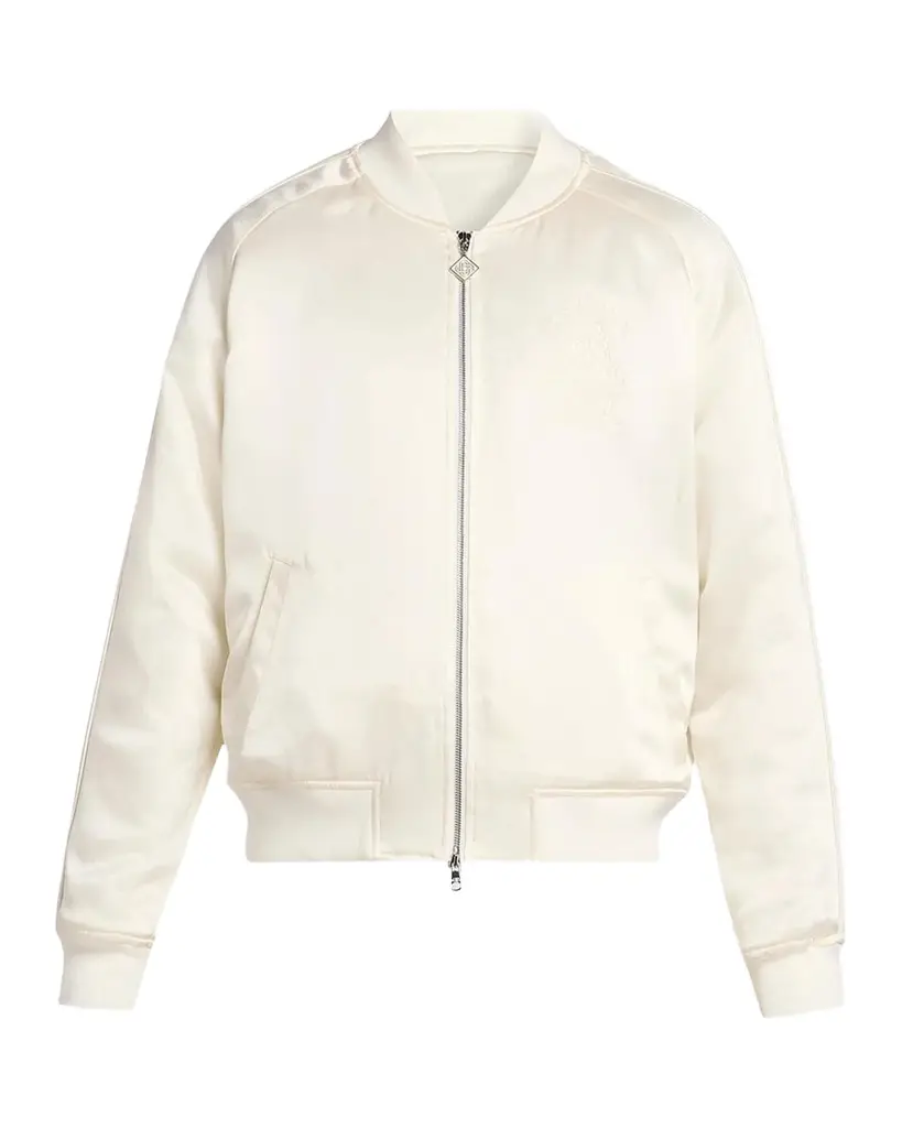 Men's Satin Bomber Jacket Men's Satin Bomber Jacket