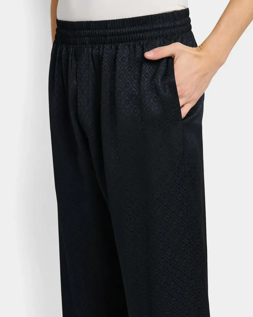 Casablanca Men's Monogram Satin Trousers | Thumbnail 3 Casablanca Men's Monogram Satin Trousers | Thumbnail 3