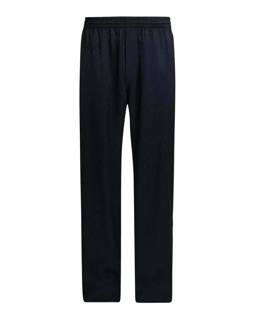 Casablanca Men's Monogram Satin Trousers