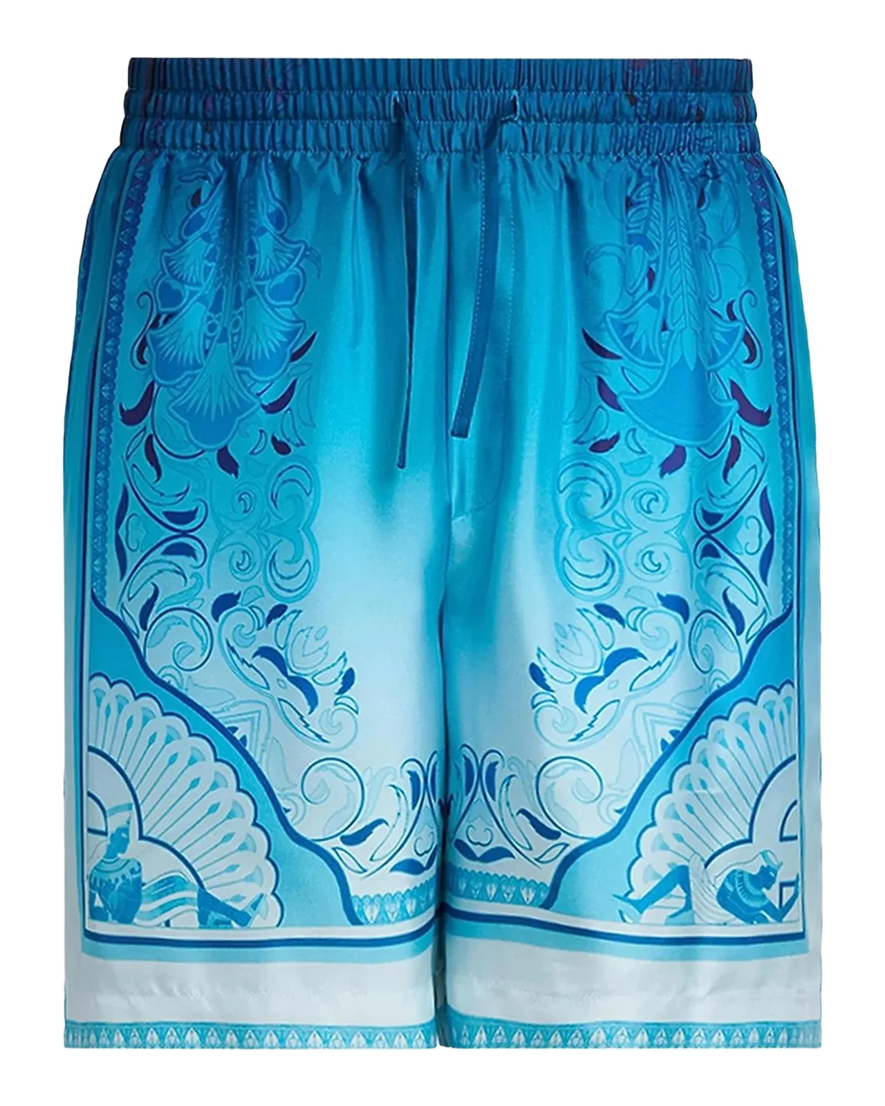 Casablanca Men's Egyptian Rug Silk Shorts