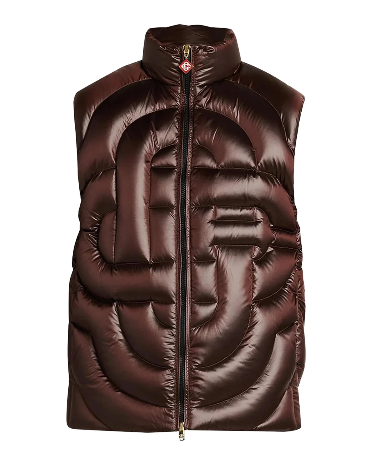 Casablanca Men's Quilted Nylon Puffer Vest