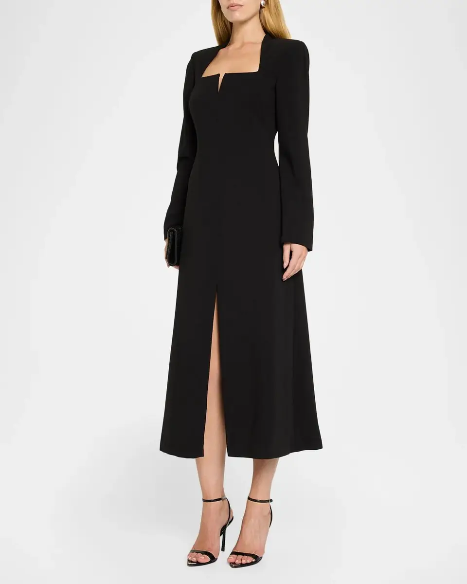BLACK HALO Nymeria Midi Dress | Thumbnail 4 BLACK HALO Nymeria Midi Dress | Thumbnail 4