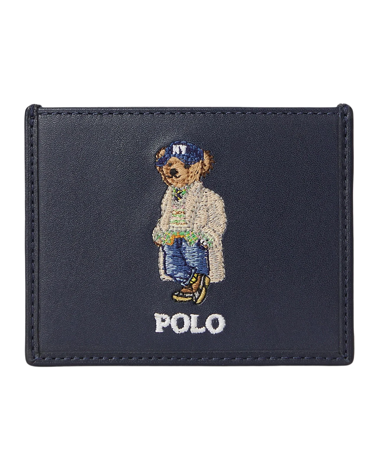 Men's ​Polo Bear Leather Card Case