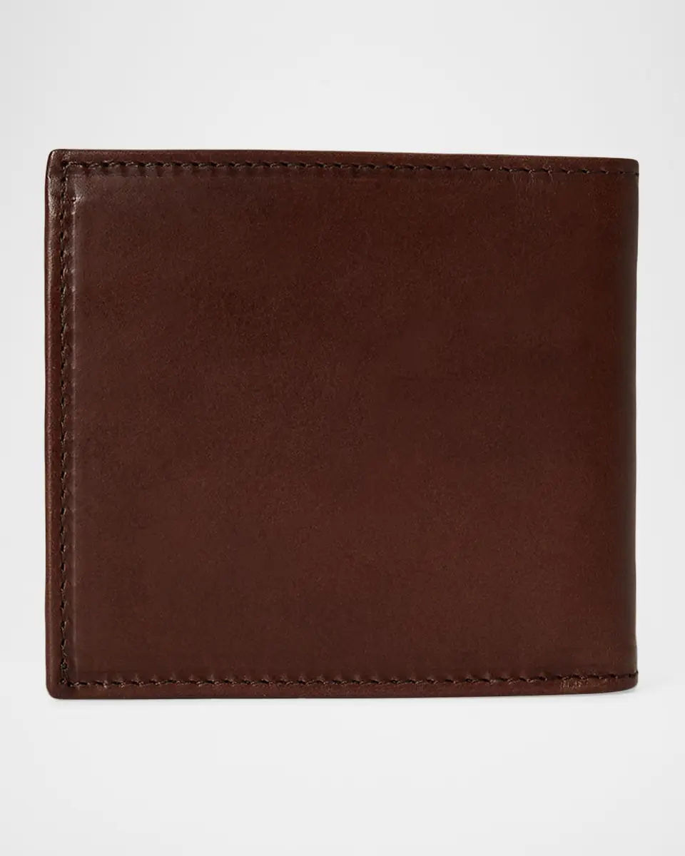 Polo Ralph Lauren Men's Orice Vachetta Leather Billfold Wallet | Thumbnail 3 Polo Ralph Lauren Men's Orice Vachetta Leather Billfold Wallet | Thumbnail 3