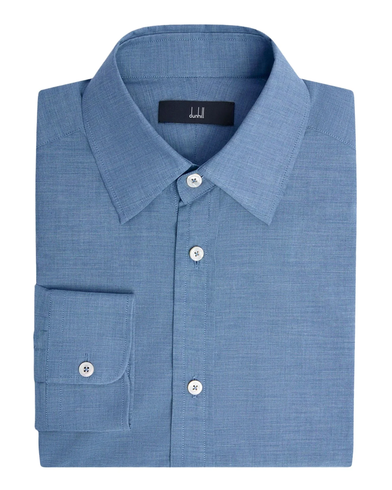 dunhill Men's Cotton Chambray Dress Shirt