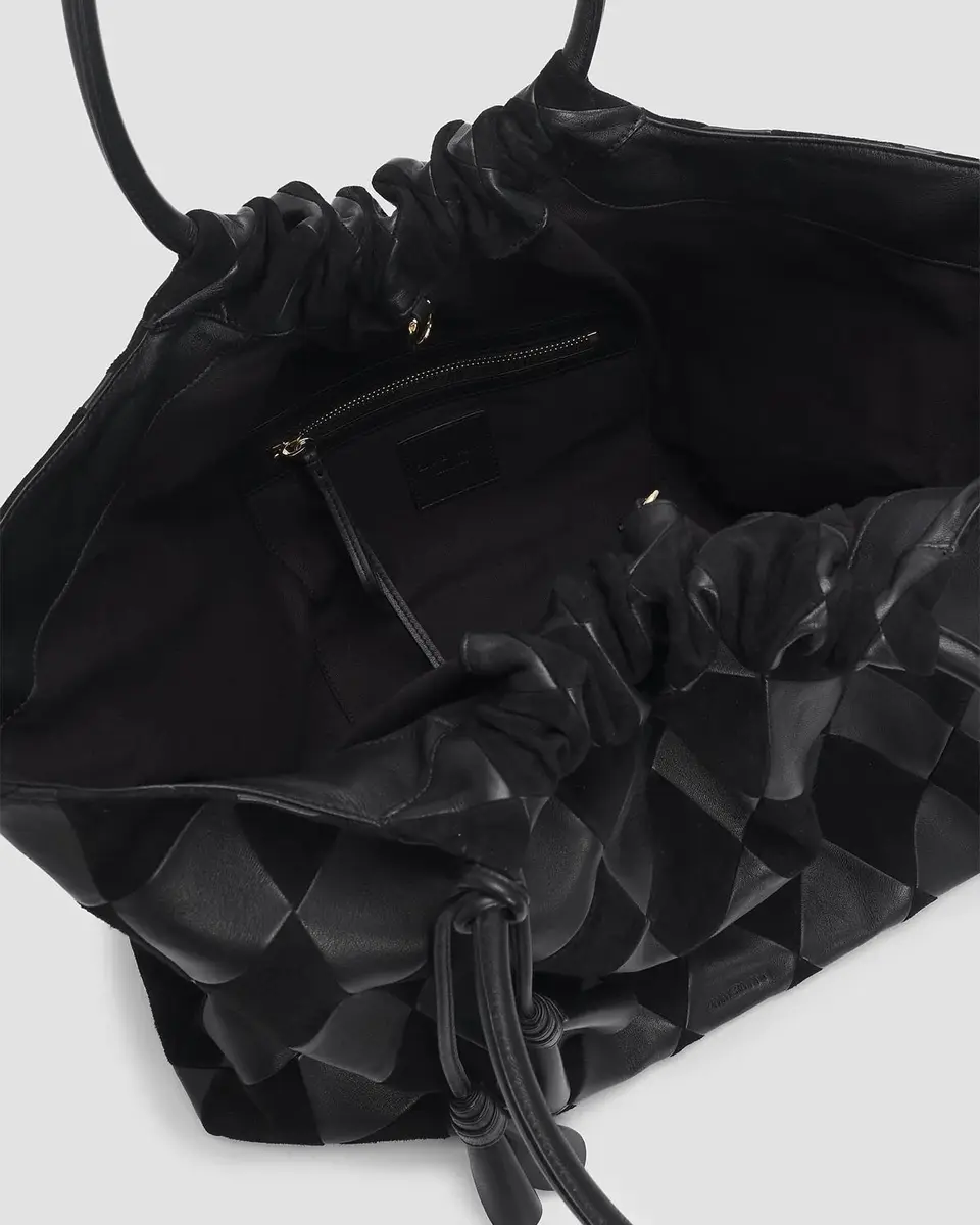 Zimmermann Cloud 91 Suede & Leather Checkerboard Shopper | Thumbnail 4 Zimmermann Cloud 91 Suede & Leather Checkerboard Shopper | Thumbnail 4