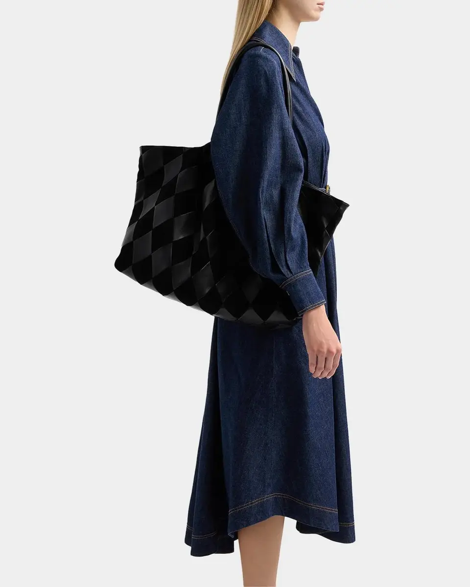 Zimmermann Cloud 91 Suede & Leather Checkerboard Shopper | Thumbnail 5 Zimmermann Cloud 91 Suede & Leather Checkerboard Shopper | Thumbnail 5