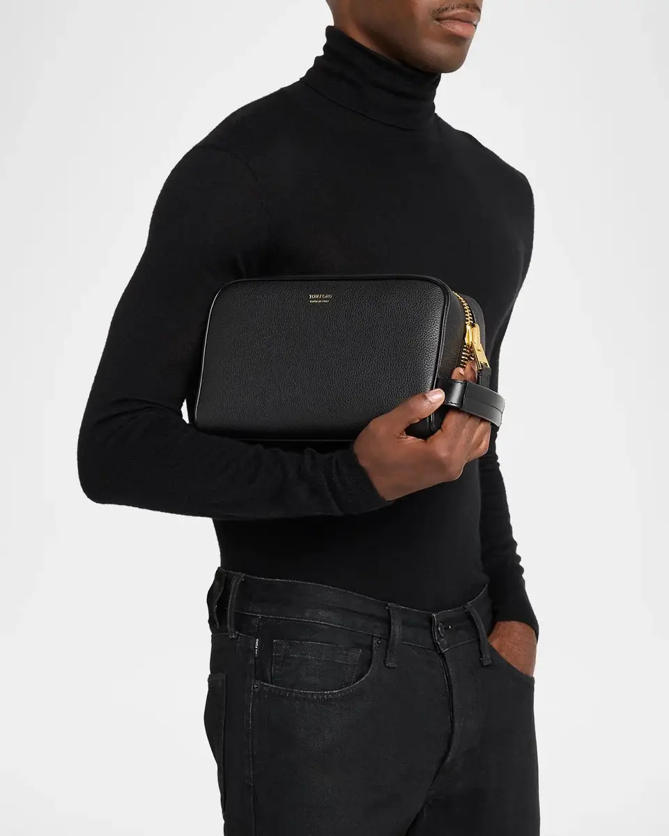 Tom Ford Men's Leather Pouch | Thumbnail 2