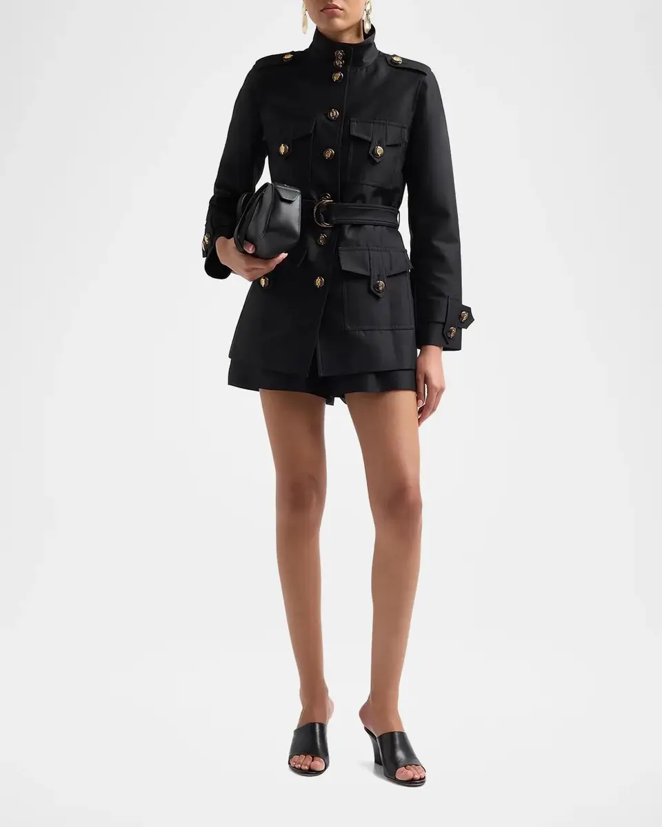 Zimmermann Valiant Wool-Silk Tailored Shorts | Thumbnail 2 Zimmermann Valiant Wool-Silk Tailored Shorts | Thumbnail 2