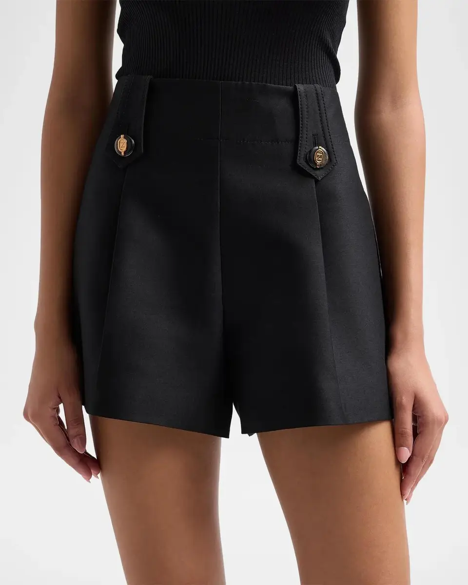 Zimmermann Valiant Wool-Silk Tailored Shorts | Thumbnail 5 Zimmermann Valiant Wool-Silk Tailored Shorts | Thumbnail 5