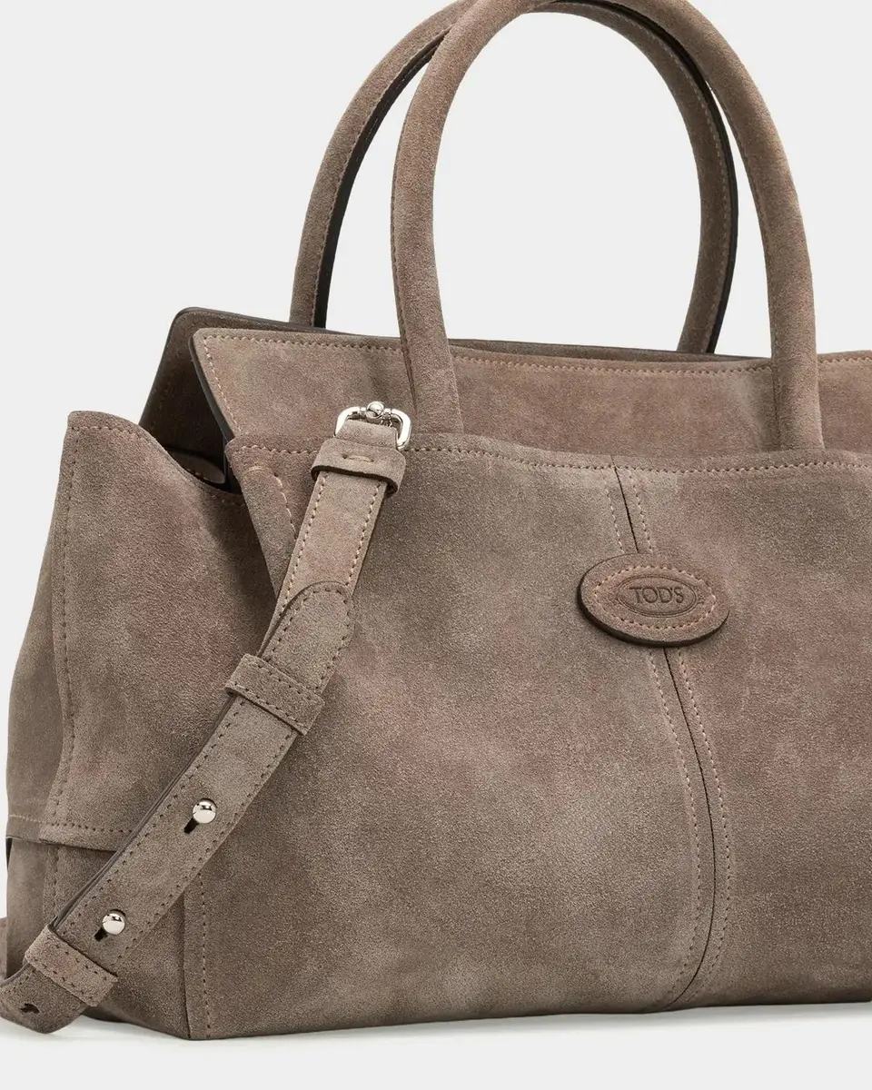 Tod's Small Suede Small Shopper Tote Bag | Thumbnail 6 Tod's Small Suede Small Shopper Tote Bag | Thumbnail 6