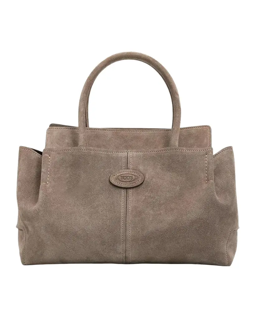 Tod's Small Suede Small Shopper Tote Bag