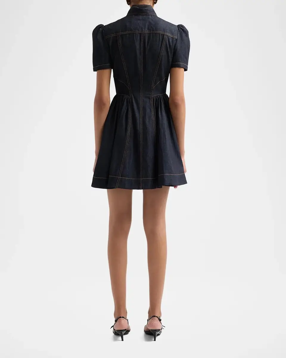 Zimmermann Denim Corset Minidress | Thumbnail 3 Zimmermann Denim Corset Minidress | Thumbnail 3