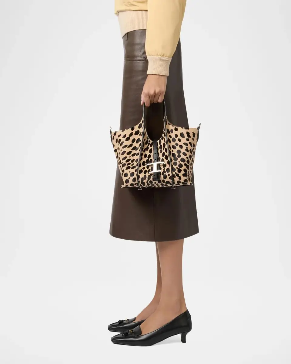 Tod's T Timeless Mini Calf-Hair Top-Handle Bag | Thumbnail 4