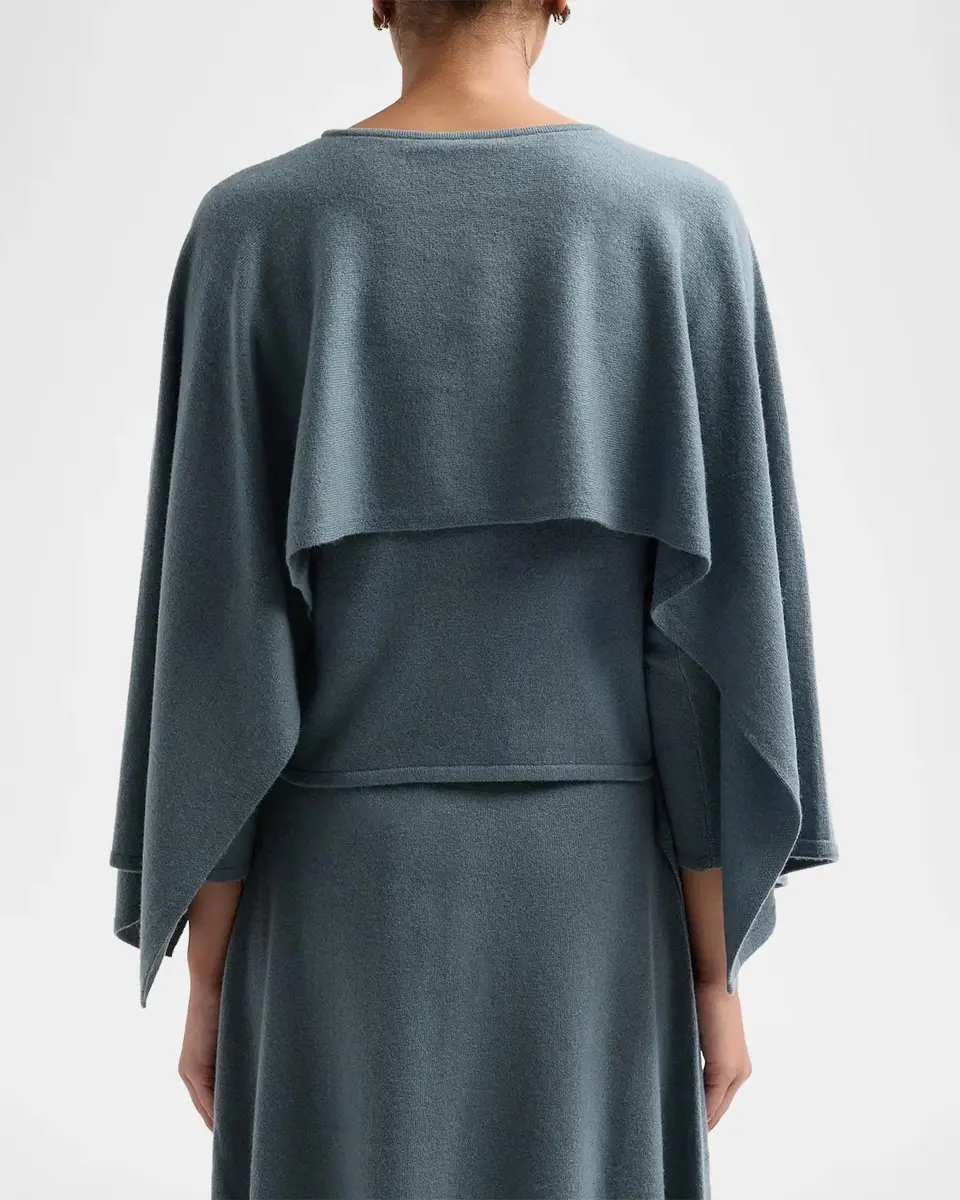 Zimmermann Valiant Wool Draped Sweater | Thumbnail 3
