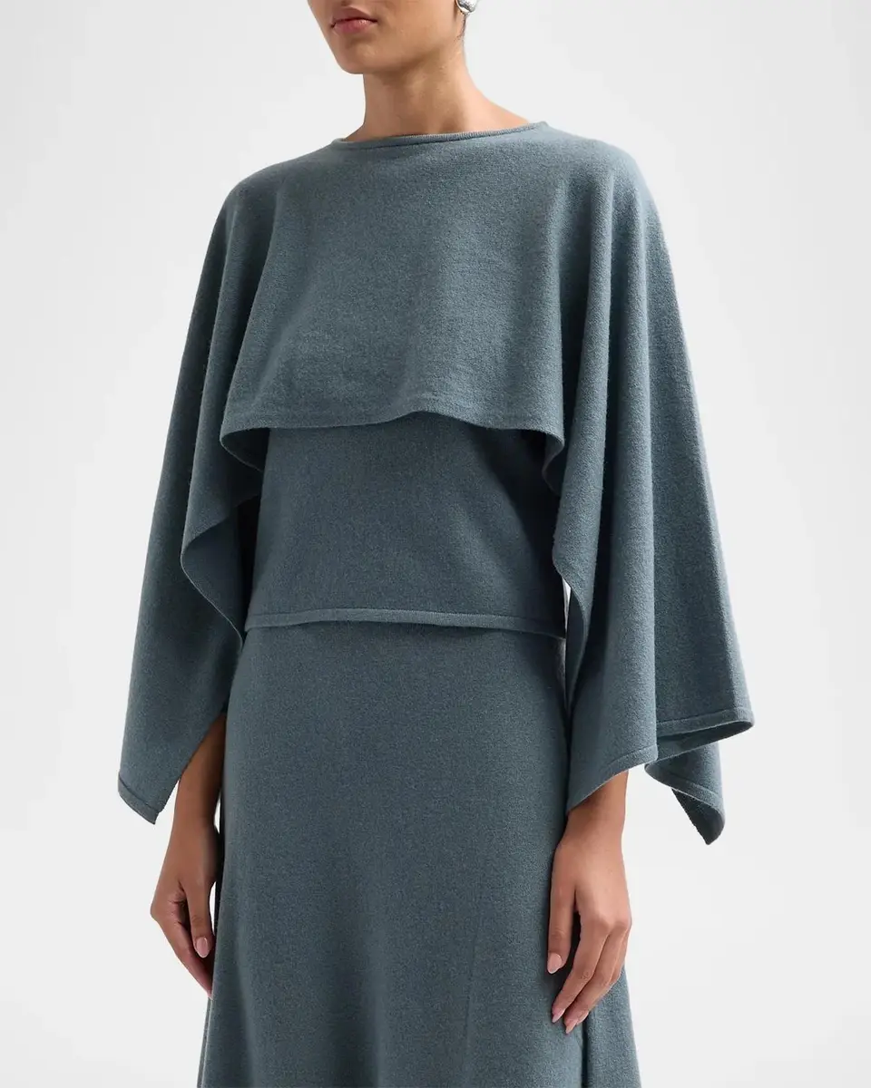 Zimmermann Valiant Wool Draped Sweater | Thumbnail 4