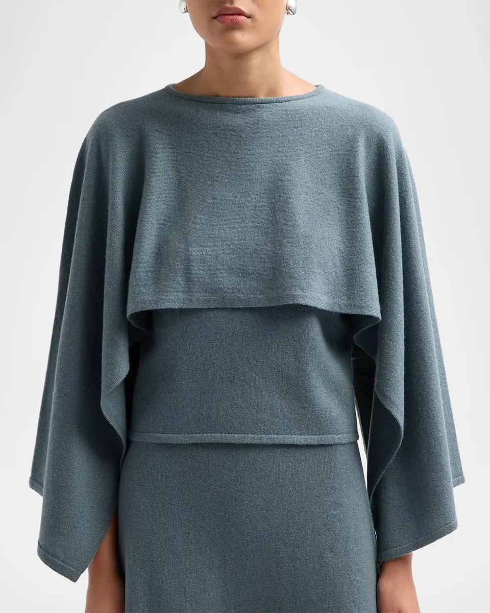 Zimmermann Valiant Wool Draped Sweater | Thumbnail 5