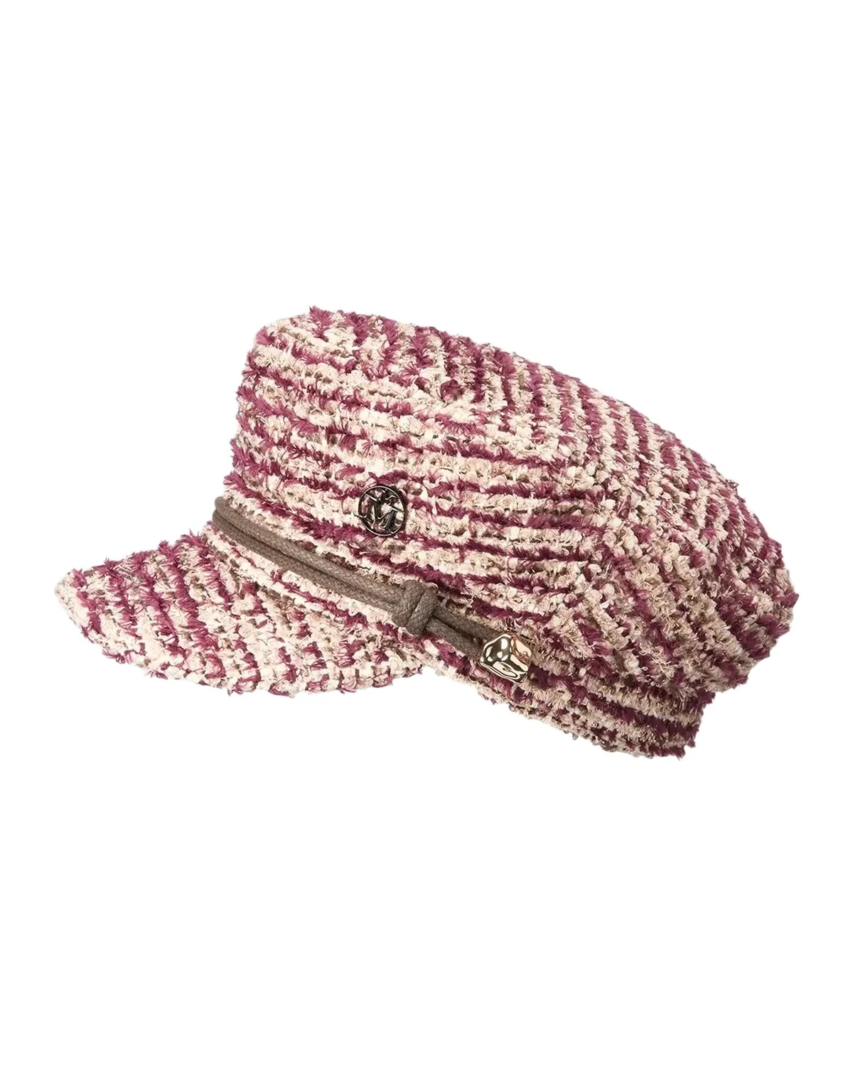 Maison Michel New Abby Tweed Newsboy Cap