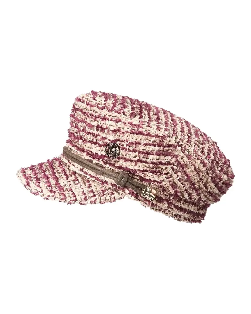 Maison Michel New Abby Tweed Newsboy Cap