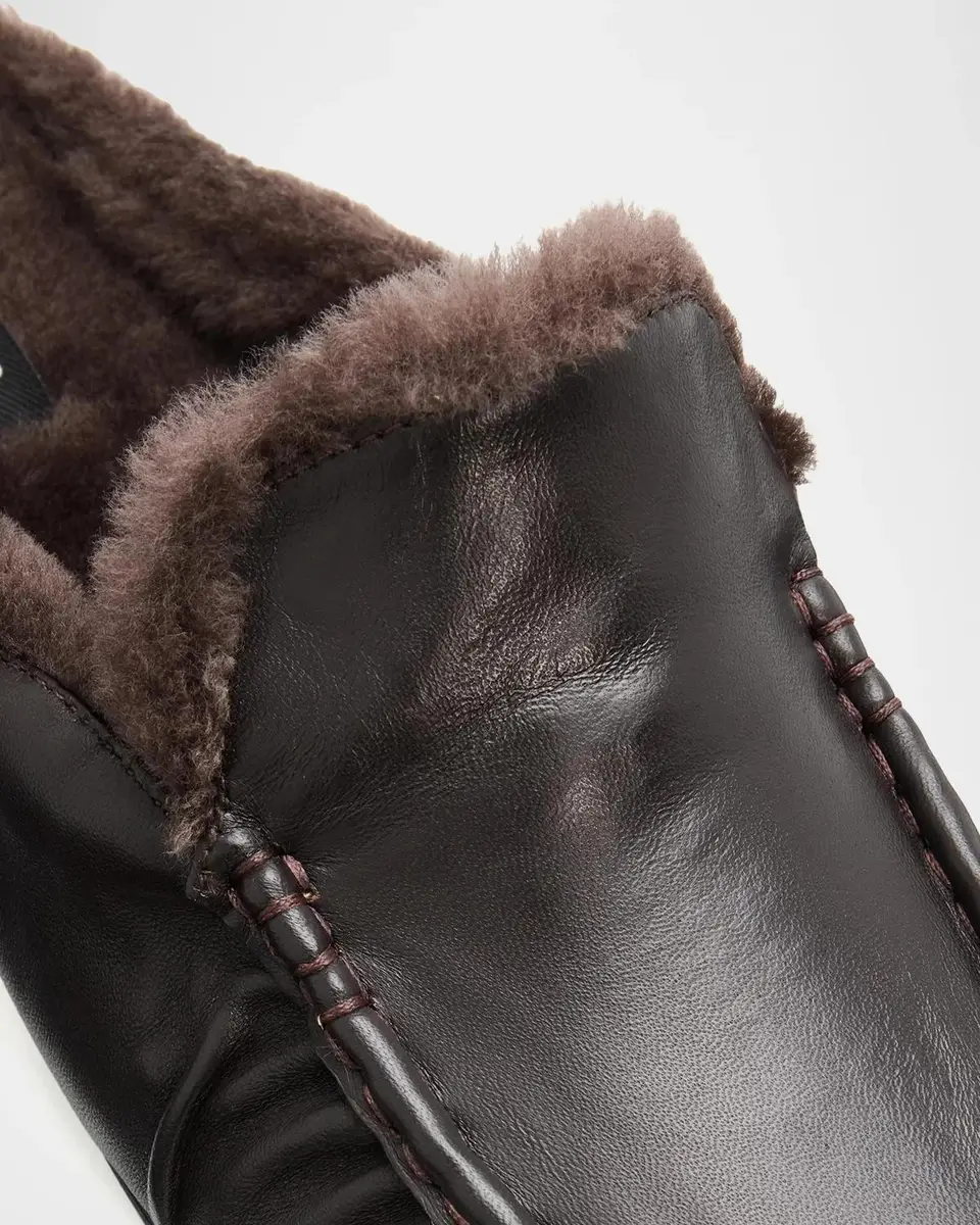 Vince Tevin Shearling Suede Mules | Thumbnail 3 Vince Tevin Shearling Suede Mules | Thumbnail 3