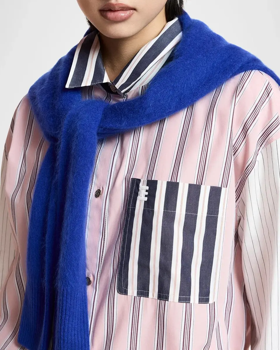 Essentiel Antwerp Kozef Patchwork Button-Front Shirt | Thumbnail 5 Essentiel Antwerp Kozef Patchwork Button-Front Shirt | Thumbnail 5