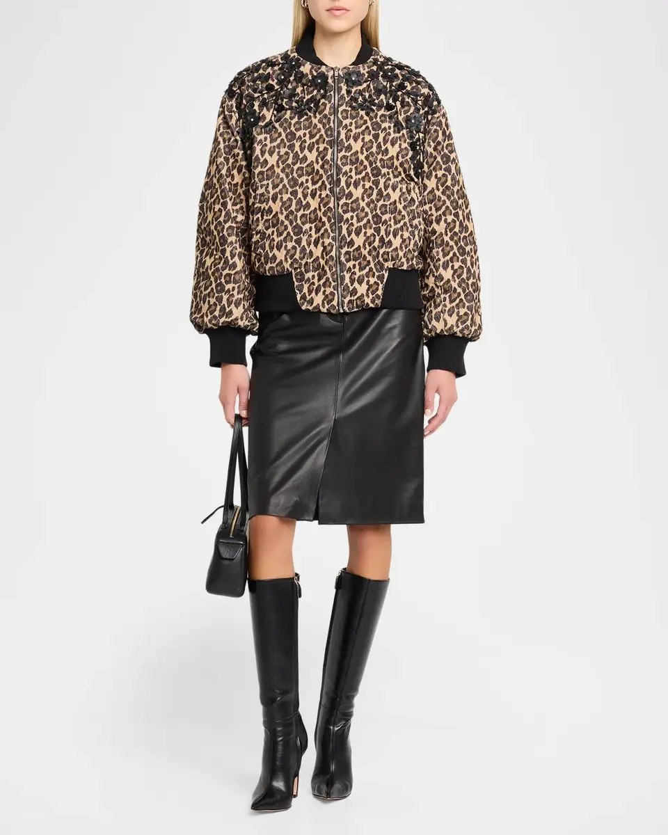 Essentiel Antwerp Kasenembo Embroidered Bomber Jacket | Thumbnail 2 Essentiel Antwerp Kasenembo Embroidered Bomber Jacket | Thumbnail 2