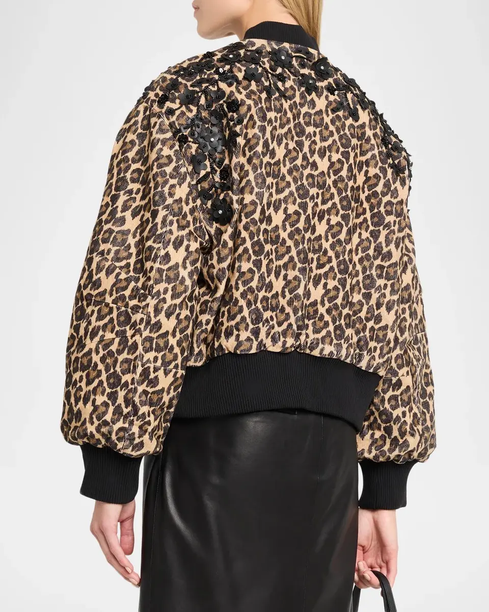 Essentiel Antwerp Kasenembo Embroidered Bomber Jacket | Thumbnail 3 Essentiel Antwerp Kasenembo Embroidered Bomber Jacket | Thumbnail 3