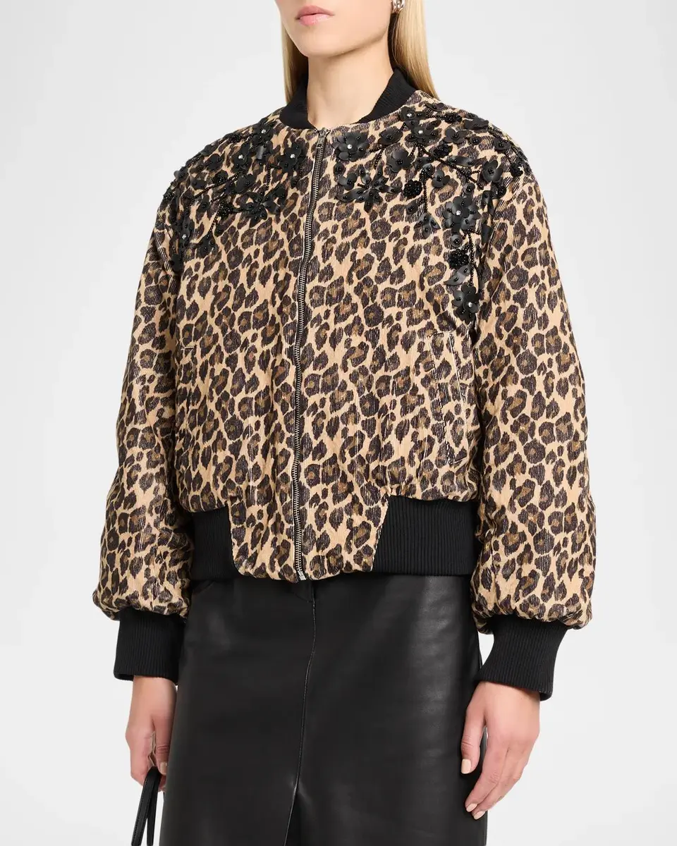 Essentiel Antwerp Kasenembo Embroidered Bomber Jacket | Thumbnail 4 Essentiel Antwerp Kasenembo Embroidered Bomber Jacket | Thumbnail 4